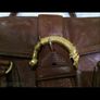 Prada Dear Skin Leather Satchel with Dragon Buckle Image 3