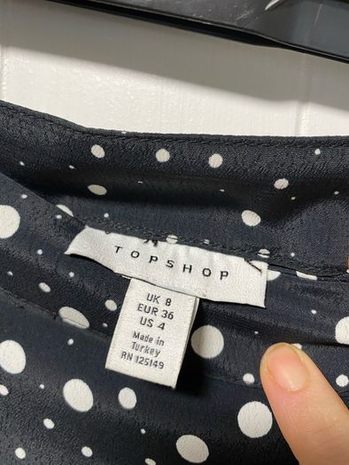 topshop skirt size 8