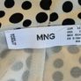 Ladies Cream and Black Polka Dot Wrap Dress from Mango Image 2