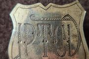 Irish Sterling Silver Vintage Badge