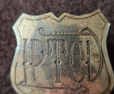 Irish Silver Vintage Badge