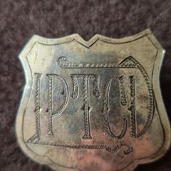 Irish Silver Vintage Badge