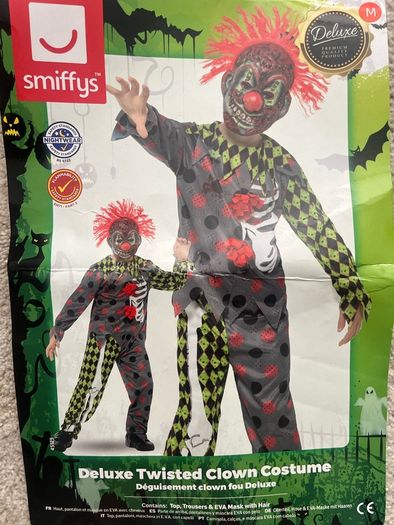 Halloween- scary clown costume
