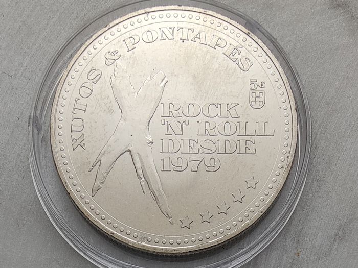 Portugal 5 Euro Base Metals Uncirculated Coin 2024 - Xutos & Pontapes, Rock 'n' Roll since 1979 - Portuguese Musicians