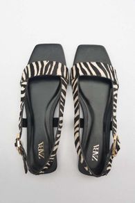 Zara Sandal LEATHER Flats