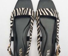 Zara Sandal LEATHER Flats