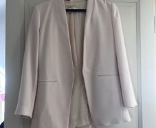 mango cream blazer