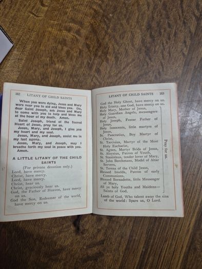 Vintage 1928 Our Father's House Children's Prayer Book
