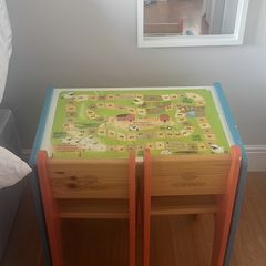kids desk and chairs