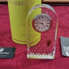 In Gift Box Waterford Crystal Lismore Pattern Essence Clock