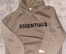 Fear of God ESSENTIALS Hoodie Grey Green