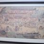 Large Chinese Framed Print Busy Village Market Place Image 2