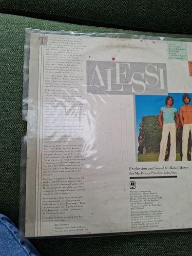 Alessi Vinyl LP From 1976