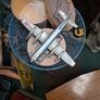 Vintage Tin Plate Toy Aeroplane Image 5
