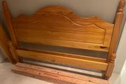 Beautiful Very Solid 4Ft 6 Double Wooden Bed Frame