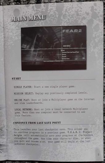 F.E.A.R. 2: Project Origin (PC) Replacement, Display & Collector Copy Only