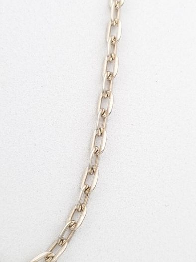 Vintage Signed 925 Sterling Silver Anchor Link Chain, Full British Hallmarks 1977