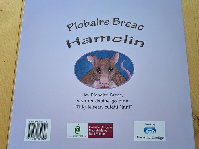 Piobaire Breac - brand new - as Gaeilge - less than half price