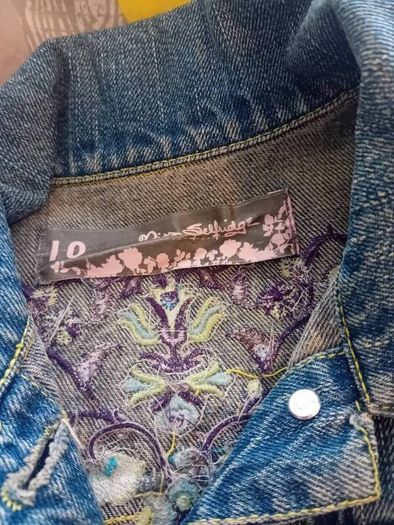 ladies denim jacket. Size 10. Miss Selfridge. Fitted