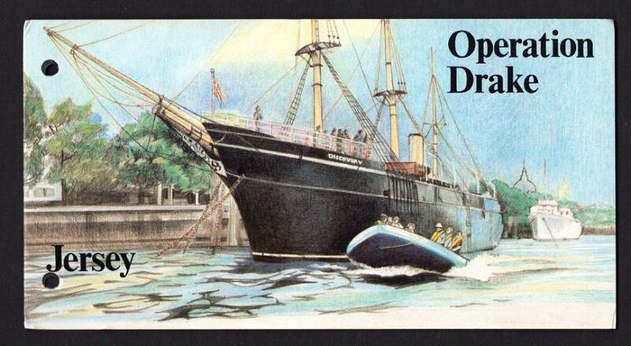 1980 Jersey Operation Drake, Round the World Commemorative Stamps Presentation Pack