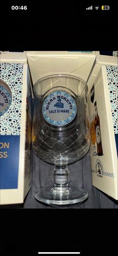 Birra Moretti Sale di mare Pint Glass Beer Limited edition