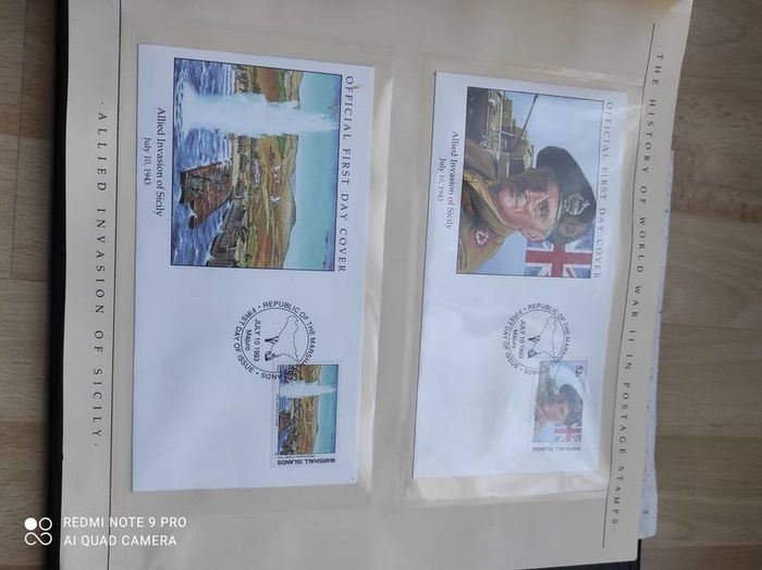 The History of World War II in the postage stamps