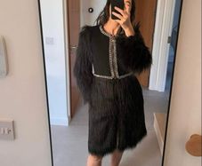 Elisabetta Franchi fur coat