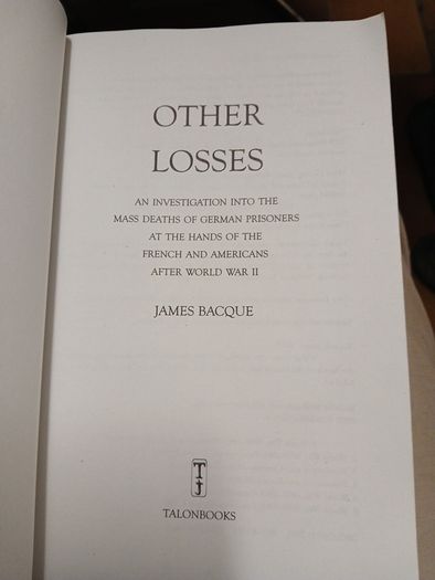 Other Losses - James Bacque
