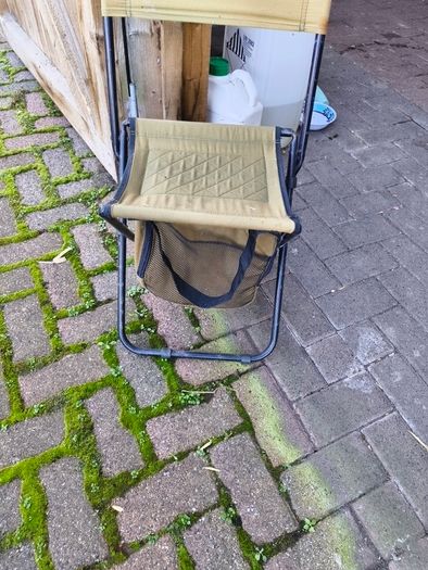 Fishing stool built in bag