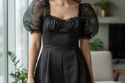 Black Asos Mini Dress Size 16