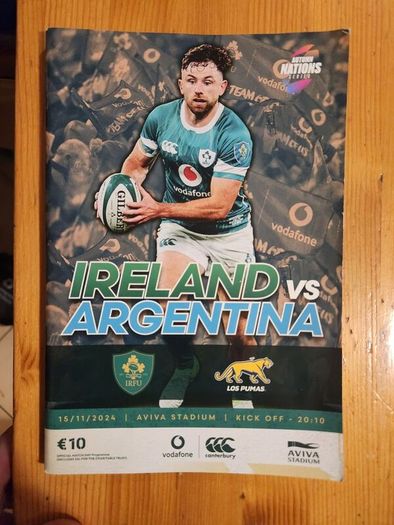 Rugby International Programs X 6.. In Very Good Condition. See Photos.