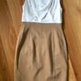 Oasis 2 colour cowl neck shift dress size 8 BNWT Image 3