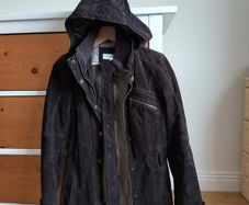 Brown Suede Ladies Coat/Jacket