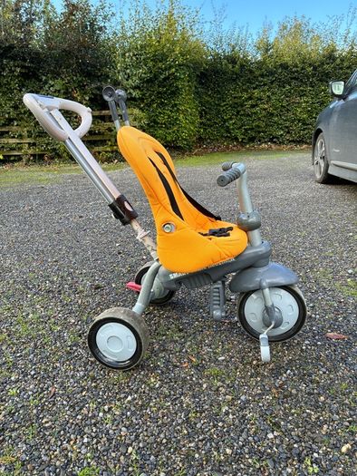 Kids 3 in 1 Tricycle with Parent Push Handle