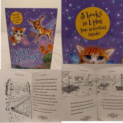 Fairy Animals Of Misty Wood By Lily Small, 3 books in 1 HARDBACK