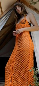 zara crochet dress