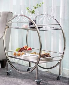 Marble Drinks Trolley by Francis Brennan
