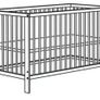 Gulliver Cot, mattress & sheets Image 6