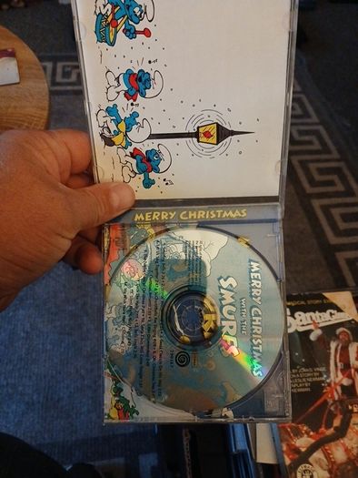 Vintage Merry Christmas With The Smurfs 1983