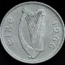 Ireland - 1966 - Florin - Salmon - KM.15a - [2464] Image 2