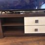 TV Stand  and Tall Display Cabinet  .  Good Condition Image 9