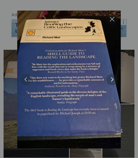 Vintage 80s Shell guide to Reading the Celtic Landscape by Richard Muir