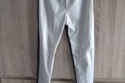 grey black leggins wetlook fits s-m new