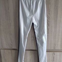 grey black leggins wetlook fits s-m new