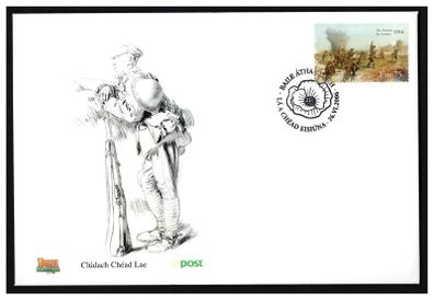 2006 Ireland 90th Anniversary of the Battle of the Somme commemorative Stamp An Post First Day Cover (FDC)