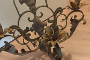 Amazing Wrought Iron Vintage Antique Candleabra