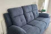 Brand new 3 seater &amp; 2 seater recliner sofa suite set in slate grey fabric