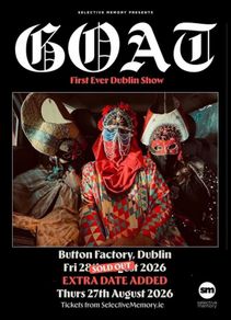 GOAT tickets x2 in Button Factory (Thur 27th Aug)