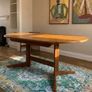 Mid Century Teak Dining Set Extendable Table + 6 Chairs Image 4