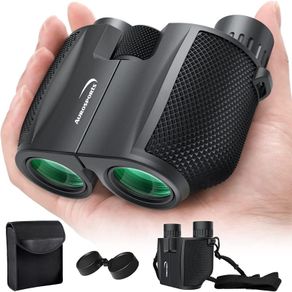Aurosports Binoculars Compact with Weak Light Vision, Easy Focus Lightweight High Powered Binoculars for Bird Watching